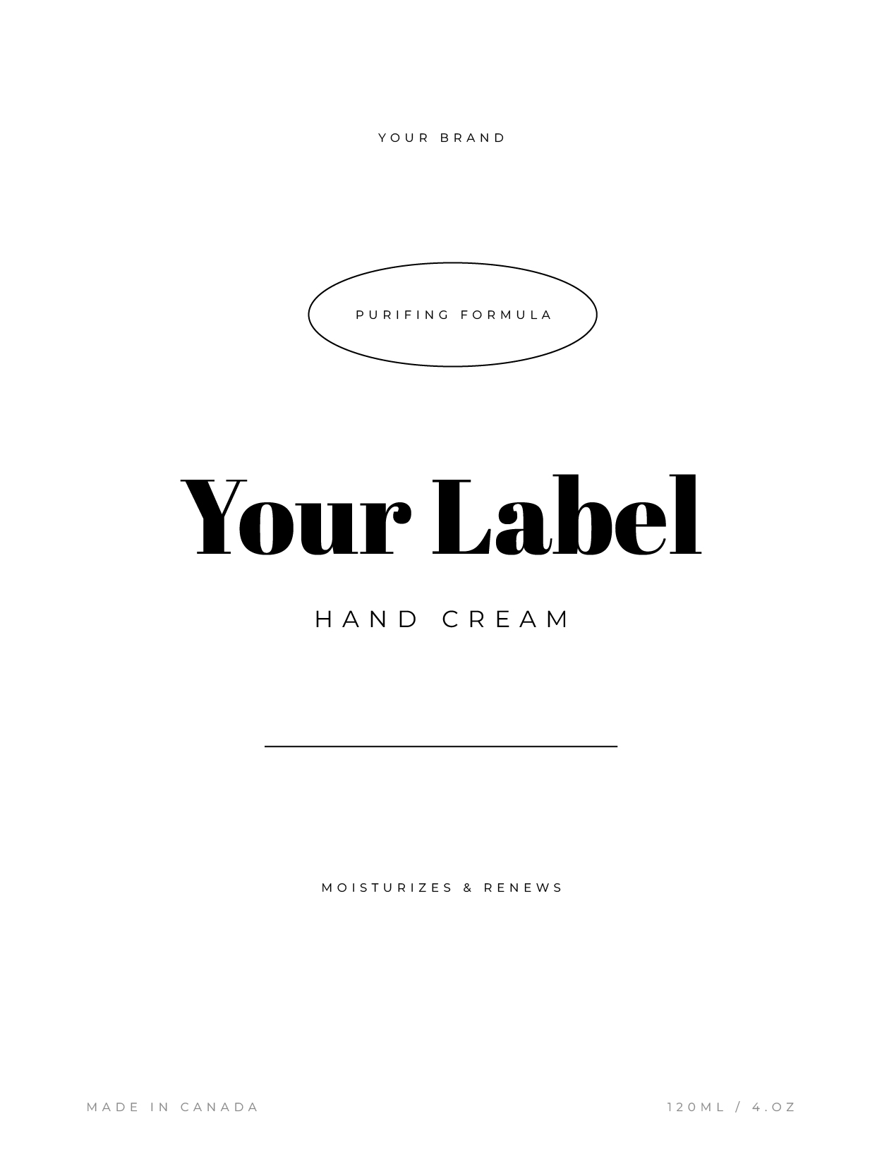 Modern Label MockUp